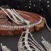 NICENEEDED Sparkle Rhinestone Headhoop Chain Bridal Wedding Glitter Long Tassels Headband Hoop Hair Hoop with Crystal Fringe for Halloween Party Costume Hair Decoration - Buy Online on GoSupps.com