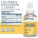 Solaray Calcium Magnesium 2:1 Ratio - 180 VegCaps for Bone & Muscle Health - Buy Online on GoSupps.com