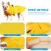 Petcute Waterproof Dog Raincoat - Windproof Reflective Adjustable Jacket for Small to Large Dogs (L Yellow) - Buy Online on GoSupps.com