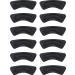 Heel Pads 6 Pairs Shoe Inserts Women Grips Liner Self-Adhesive Shoe Heel Protector Pads Foot Care(Black)