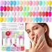 SAVILAND 42PCS Gel Nail Polish Kit-32 Colors 7.5ML Gel Nail Polish Set with 10ML Bases and Glossy & Matte Top Gel Coat Soak Off Yellow Pink Blue Glitter Gel Professional Manicure Kit Nail DIY Gift A-42PCS Summer Gel Nail...