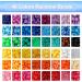 Quefe 3960pcs Pony Beads Bracelet Making Kit - 48 Colors Kandi & Rainbow Beads Set with Letter Beads and Elastic Threads for Jewelry Making - Buy Online on GoSupps.com