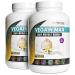 Weight Gainer Vanilla Dream Milkshake 2x3kg 580+ Kcal Pro Pro portion Vegain Max Muscle Mass Gainer High protein content 30% + complex carbohydrates without maltodextrin & dextrose lactose-free & vegan vanilla Dream milkshake 3 kg (2 Pack)