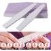 Professional 100/180 Nail Files - Double-Sided Gel Nail Tools for Manicure & Nail Art | Smirel Paper Gray & Purple - 25 Pack - Buy Online on GoSupps.com
