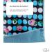 BauGaa Water-Repellent Adult Bib - Washable Clothing Protection for Seniors | Large Blue-White Roses Design - Buy Online on GoSupps.com