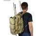 OSAGE RIVER Fishing Tackle Backpack with Rod Holder | Large Bag for Tackle Trays | Bass Fishing, Camping, Traveling | Khaki - Buy Online on GoSupps.com