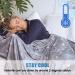 Coastal Theme Cooling Throw Blanket | Lightweight & Breathable | Double Sided Cold Effect | 50x70 Space Grey XL Throw - Buy Online on GoSupps.com