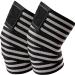 Serichamk Knee Wraps for Weightlifting Grey Black+Grey