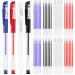 Outus 8 Pieces Heat Erase Pens Fabric Marking Pens Heat Erasable Pens with 56 Pieces Refills for Quilting  Sewing  DIY Dressmaking