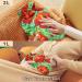 NAANLE 2L Hot Water Bottle with Lid Transparent Poppy Flower Design for Menstrual Cramps Pain Relief & Heat Therapy - Buy Online on GoSupps.com