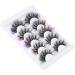 ALPHONSE 5D Fluffy Faux Mink Colored Lashes - 5 Pairs Pack for Cosplay Costumes - Color-Mixed - Buy Online on GoSupps.com