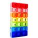 Inspirations 7-Day AM/PM Pill Organizer Box | Larger Compartments for Bigger Pills | 21 Compartments with Snap Lids - International Shipping Available - Buy Online on GoSupps.com