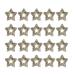 FEIlei 20 Pieces Dangling Star Nail Charms 3D Rhinestones Stars Charms Star Nail Charms