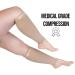 Zeta Wear Compression Stockings for Thick Calves - Calming Gradient Support Prevents Swelling & Pain 2XL Skin Tone (Nude) - Buy Online on GoSupps.com