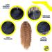 JACY Ponytail Extension Curly Hair 70 cm with Drawstring Hair Extensions Heat Resistant Easy to Apply (Dark Brown) - Buy Online on GoSupps.com