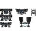 2 Pairs Heavy Duty Kayak Rack with Ratchet Tie - Easy Mount on Car Roof Top Crossbar for Kayak Canoe Boat Surf Ski - J-Bar Rack - Buy Online on GoSupps.com