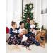 PatPat Family Matching Christmas Pajamas Long-sleeve Sets | Kids 8-9 Years Dark Blue - Buy Online on GoSupps.com