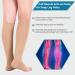 Open Toe Medical Compression Socks 2 Pair Beige - S/M/L/XL/XXL - Flight, Running, Pregnancy - Varicose Veins - Laundry Bag - Men & Women - Buy Online on GoSupps.com