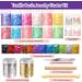 41PCS Resin Supplies Kit - Fine Glitter, Glitter Flakes, Foil Flakes, Mixing Stick & Tweezers - Craft Glitter for Resin, Nail Art, Jewelry & Tumbler Making - Buy Online on GoSupps.com