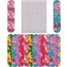 100 Double Sided Mini Nail Files Emery Boards for Women - 5 Colors - Buy Online on GoSupps.com