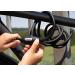 Kohlburg 200 cm Cable Lock - Keyless Bicycle & Stroller Lock with Bracket - Secure Spiral Lock with 3 Keys for International Shipping - Buy Online on GoSupps.com