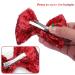 Sibba 4 Pack Glitter Hair Bows Clips - Large 4 Inch Red Sequins Barrettes for Women, Girls, Toddlers - Sparkly Lace Nylon Mesh Alligator Ponytail Holder - Valentines Day, Easter, School Accessories - Buy Online on GoSupps.com