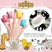 Kalolary 96PCS Kids False Nail Kit - Pre-glue Full Cover Dot Heart Pattern Short Nails with Nail Glue Sticker - Cute Gift for Little Girls - Buy Online on GoSupps.com