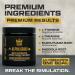 Alpha Grind Instant Maca Coffee for Men | Natural Energy & Brain Boosting Nootropic | Lean Muscle Growth | 30 Servings - Buy Online on GoSupps.com