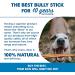 USA Baked & Packed Bully Sticks - 100% Free-Range Grass-Fed Beef - Promotes Dental Health - 8oz Pack - Single-Ingredient & Grain-Free - Buy Online on GoSupps.com