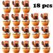 18pcs Red Panda Cupcake Toppers for Boys Girls Baby Shower Woodland Cute Animal Zoo Safari Party Supplies Glitter Red Panda Birthday Cake Decorations - Buy Online on GoSupps.com