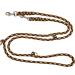Large Dog Adjustable Exercise Line for Dogs Up to 80 kg - Durable 2.40m 2.80m 3.50m & 5m Options - Stable Double-Line Guide in Brown & Beige - Buy Online on GoSupps.com