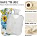 NAANLE 1L Hot Water Bottle with Cover - Watercolor Daisy Sunflower Design for Menstrual Cramps Pain Relief & Heat Therapy - Ideal for Hand & Foot Comfort - Buy Online on GoSupps.com