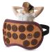 Sleep Mask-Breathable Eye Cover for Women Men with Pressure Point Massage Design Relaxing Eye Fast Sleep Night Blindfold (Black)