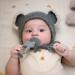 Moonkie Teething Toy BPA Free Silicone 360 Baby Toothbrush for Babies 6-12 Months (Koala Warm Taupe) - Buy Online on GoSupps.com