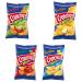Lorenz CrunchChips Packet Pick N Mix - Choose from 3+ Flavours | Salted Paprika Cheese & Onion Chilli & Lime - Pack of 3 x 130g 173.33 g (Pack of 3)