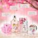 Cherry Blossom Spa Set for Women - Shower Gel, Bath Salts, Body Cream, with Shea Butter & Vitamin E - Relaxation Gift Basket - Buy Online on GoSupps.com
