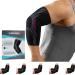 Kinetic evolution elbow bandage for women and men sport compression bandage against elbow pain breathable stabilized and supported sports bandage for tennis volleyball strength sports golf handball nordic walking l pink