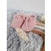 Royal Icon Baby Booties 0-3 Months - Warm & Safe Slippers for Baby Boys & Girls - Dusty Pink Newborn Booties (Ri401) - Buy Online on GoSupps.com