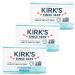 Kirk's 100% Premium Coconut Oil Gentle Castile Soap Fragrance Free 3 Bars 4 oz (113 g) Each