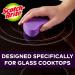Scotch-Brite Cooktop Glass Stovetop Cleaning Pads - 4 Count, Multi-Color - Tackle Burnt-On Messes Efficiently - Buy Online on GoSupps.com