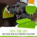 Mighty Paw Dog Lick Pad | BPA-Free Silicone Mat for Anxiety Relief, Slow Feeding, and Dental Health | Strong Suction Cups | Dishwasher Safe - Green - Buy Online on GoSupps.com