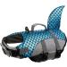 Kuoser Dog Life Jacket Vest with Shark Fin for Swimming and Boating - Blue XL - Buy Online on GoSupps.com