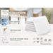 Zollner 10 Set Wash Gloves - Soft & Strong White Washcloths (16x21 cm) - Hotel Quality Washable Up to 95 C - Ideal for Home & International Shipping - Buy Online on GoSupps.com