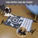 Ieuumler Sniffing Carpet Dog Training Mat - Washable Feed Mat & Intelligence Toy for Natural Feeding & Stress Relief | FC009 Gray & White - Buy Online on GoSupps.com