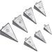 Pyramid Fishing Sinker Weights - Tangle-Free Bulk Fishing Weights (1oz-8oz) - 4pcs - Buy Online on GoSupps.com