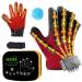 Heated Robotic Gloves Heated Stroke Hand Recovery Equipment Heated Hand Function Rehab Robot Gloves for Cerebral Palsy Hemiplegia Hand Relief Electronic Finger Stroke Products for Stroke Patients Right Hand-L