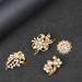 Ezing Lot 24pc Rhinestone Crystal Brooches Pins - DIY Wedding Bouquet Kit - Buy Online on GoSupps.com