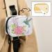 Watercolor Flower Hummingbird Pill Box - Travel Pill Organizer & Vitamin Case with Zipper - Buy Online on GoSupps.com