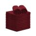 TALVANIA Dishcloths for Kitchen Cotton Terry Dish Cloths 12 Pack Soft and Absorbent Cleaning Dish Rag 12 X 12 Small Dish Towels (Red)