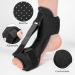 Adjustable Drop Foot Support & Plantar Sling Sleep Sock - Night Splint for Comfortable Sleeping - 40x26cm Black - Buy Online on GoSupps.com